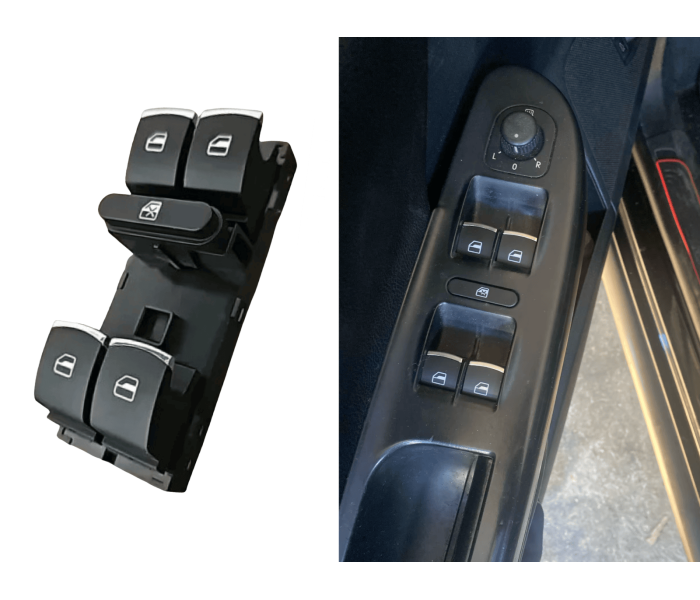 Блок конопок склопідіймача VW BORA / BEETLE / Golf 4 / Jetta 4 / Passat B5