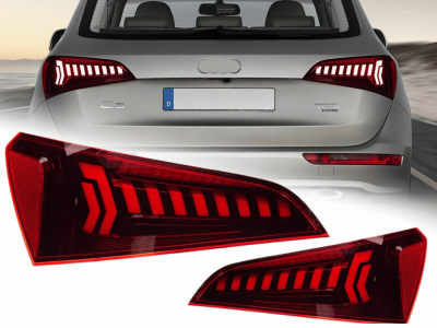 Оптика задня, ліхтарі на Audi Q5 Full Led (2008-2016) червоні