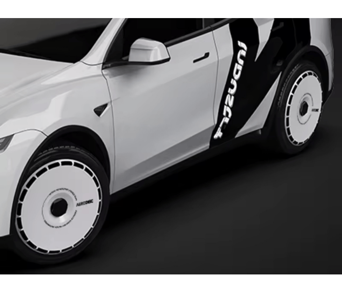 Комплект ковпаків коліс, повні кришки обода Tesla Model Y чорні 19-дюймові