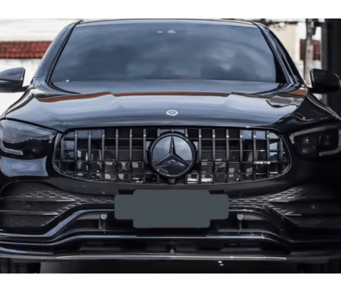 Емблема зірка чорний глянець + LED для Mercedes Benz GLC GLE GLS V-класу X253 W167 X167 W447