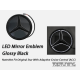 Емблема зірка чорний глянець + LED для Mercedes Benz GLC GLE GLS V-класу X253 W167 X167 W447