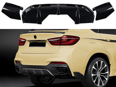 Накладка заднього бампера BMW X6 F16 M Sport (14-19 р.в.)