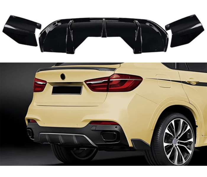Накладка заднього бампера BMW X6 F16 M Sport (14-19 р.в.)