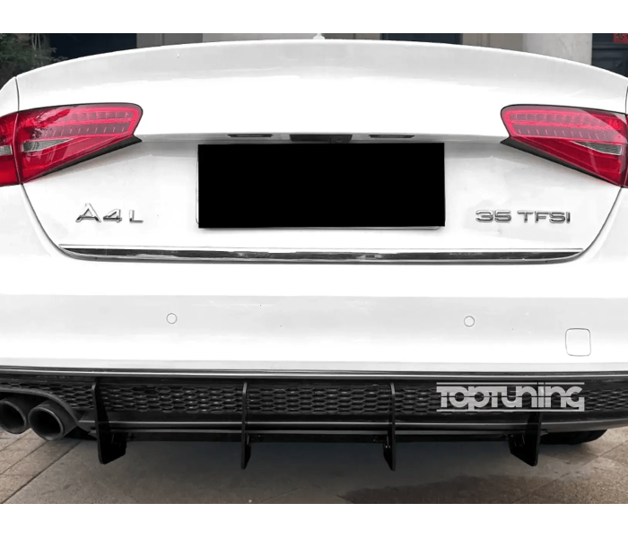 Накладка (протектор) заднього бампера Audi A4 B8.5 Sline (2013-2016 р.в.)