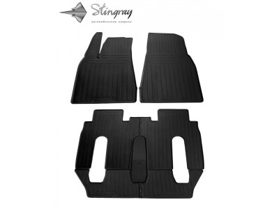 Килимки в машину (7 шт) для Tesla Model X (6 Seats) (2015-...)