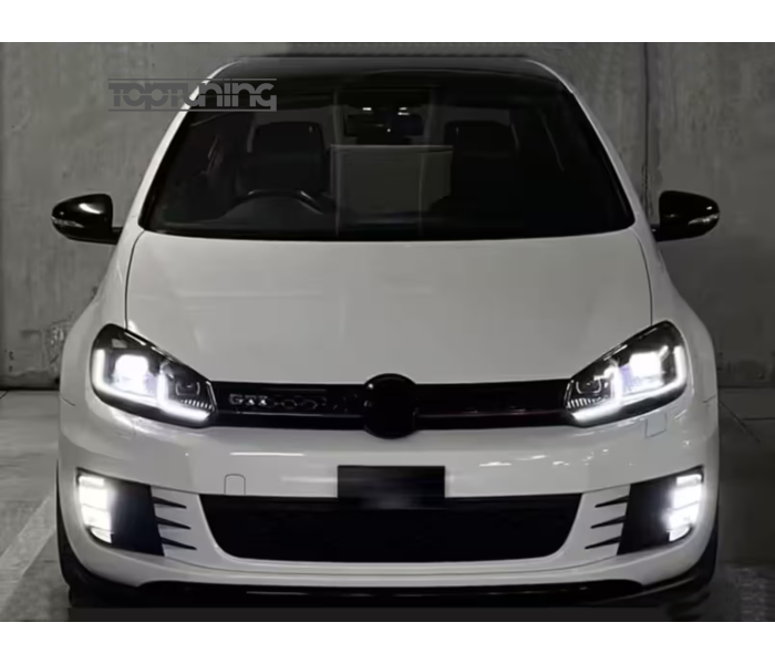 Оптика передня, світлодіодні фари на Volkswagen Golf 6