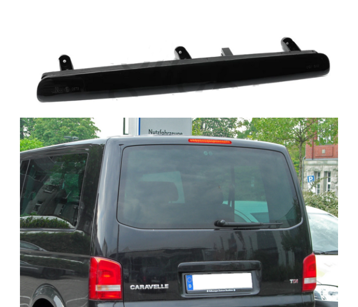 Центральний стоп-сигнал на VW Transporter 5 ляда димчастий (03-15 р.в.)