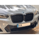 Решітка радіатора BMW X3 G01 рестайлінг стиль Diamond чорний гянець (2022- р.в.)