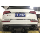 Дифузор заднього бампера Audi Q5 8R S-Line бампер + глушники (12-16 р.в.)