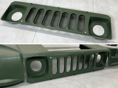 Решетка радиатора на HUMMER M998 HMMWV ХАМВИ под покраску