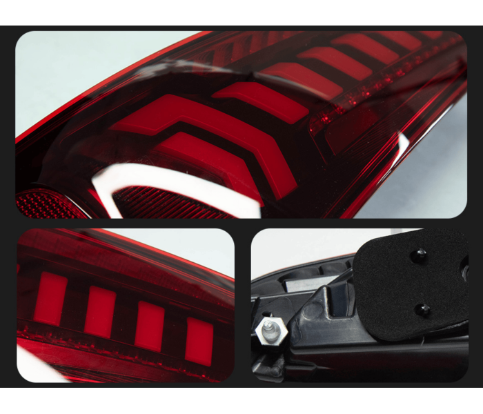 Оптика задня, ліхтарі на Audi Q5 Full Led (2008-2016) червоні