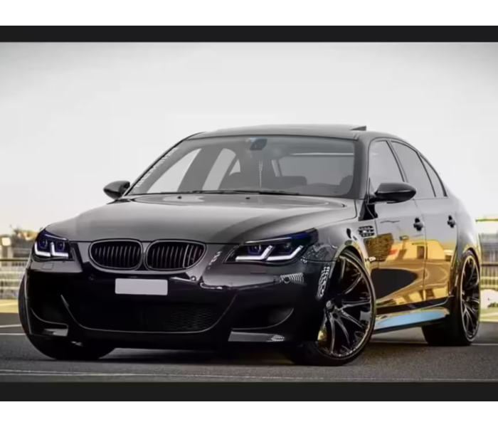 Оптика передня, світлодіодні фари на BMW E60 рестайл