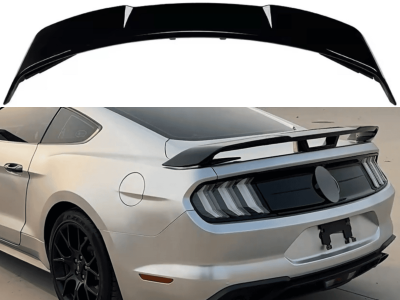 Спойлер багажника Ford Mustang MK6 в стиле GT черный глянец (15-22 г.в.)