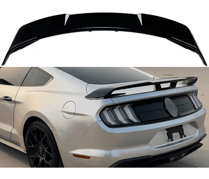 Спойлер багажника Ford Mustang MK6 у стилі GT чорний глянець (15-23 р.в.)