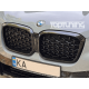 Решітка радіатора BMW X3 G01 рестайлінг стиль Diamond чорний гянець (2022- р.в.)