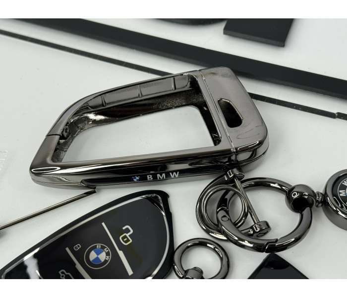 Чохол протектор на ключ для BMW F20 F30 F34 F32 F07 F10 F30 F06 M5 M6 F25 F26 сріблястий