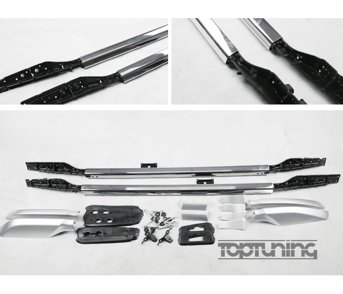 Рейлінги на дах Toyota Land CRUISER PRADO 150 (2010-2023) хром