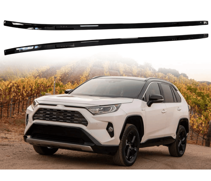 Рейлінги на дах Toyota LRAV4 (2019-2023) чорні
