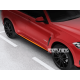 Пороги, накладки на пороги BMW X6 F16 (2014-2019) чорний глянець