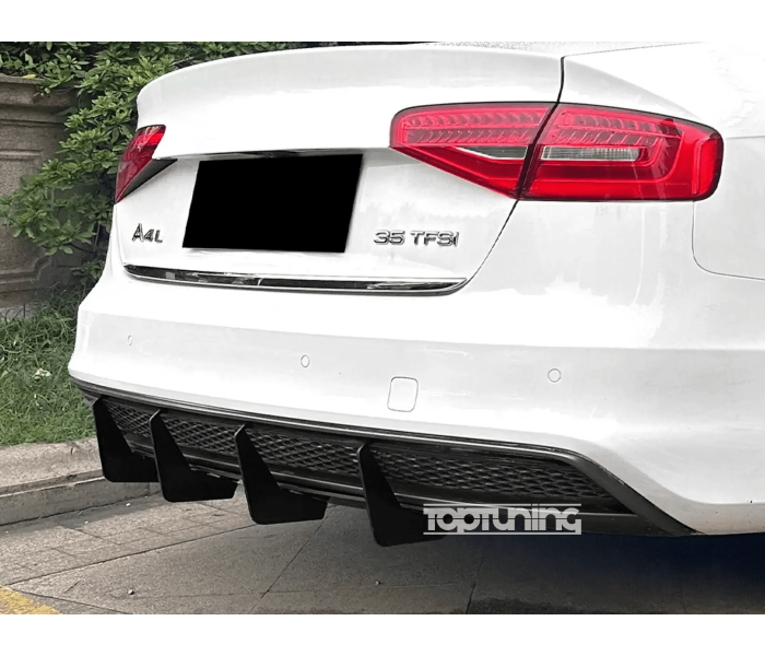 Накладка (протектор) заднього бампера Audi A4 B8.5 Sline (2013-2016 р.в.)