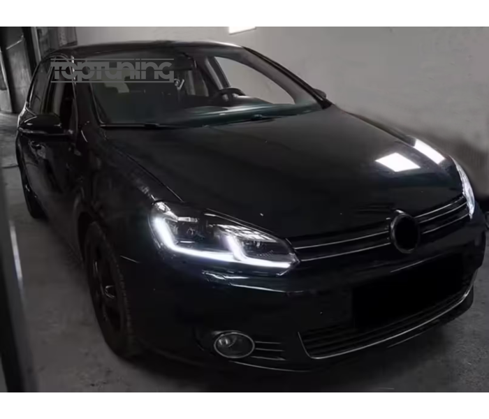 Оптика передня, світлодіодні фари на Volkswagen Golf 6