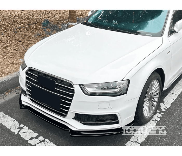 Накладка переднього бампера A4 S4 B8 Sline рестайл