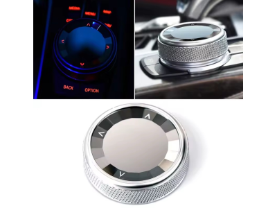 Накладка на кнопки мультимедийного центра BMW F20, F22, F30, F32 с системой CIC7