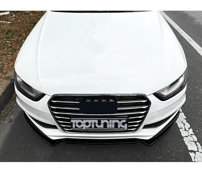 Накладка переднього бампера A4 S4 B8 Sline рестайл