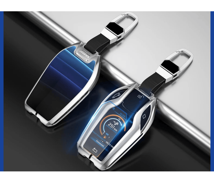 Чохол на ключ для BMW G11 G12 G30 G31 G32 I15 G01 G02 G05 X5 G07 X7 світлодіодний дісплей