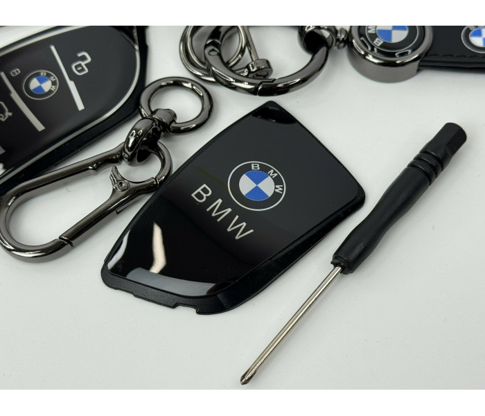 Чохол протектор на ключ для BMW F20 F30 F34 F32 F07 F10 F30 F06 M5 M6 F25 F26 сріблястий