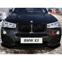 Накладка переднього бампера BMW X3 F25 X4 F26 M Sport (2014-2018)