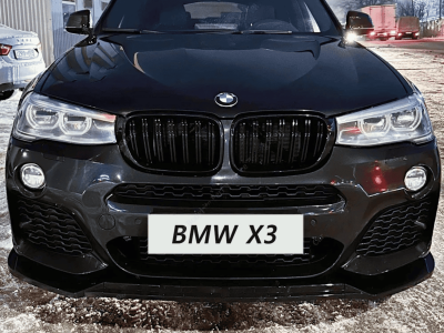 Накладка переднього бампера BMW X3 F25 X4 F26 M Sport (2014-2018)