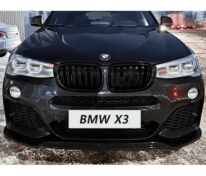 Накладка переднього бампера BMW X3 F25 X4 F26 M Sport (2014-2018)