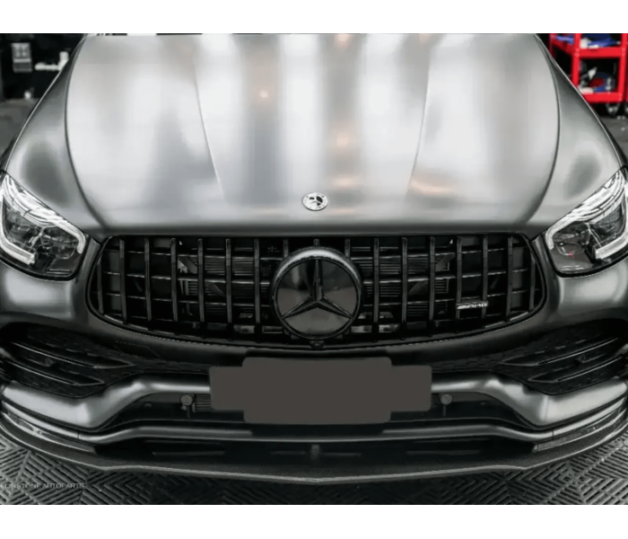 Емблема зірка чорний глянець + LED для Mercedes Benz GLC GLE GLS V-класу X253 W167 X167 W447