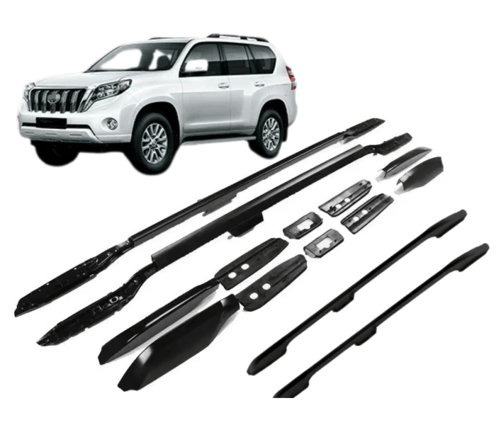 Рейлінги на дах Toyota Land CRUISER PRADO 150 (2010-2023) чорні
