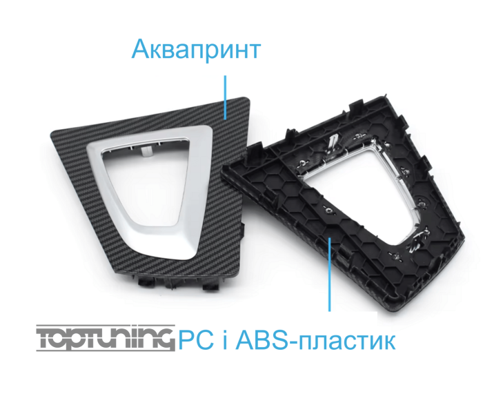 Накладка на коробку передач BMW F30 F31 під карбон