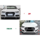 Накладка переднього S-Line бампера Audi A4 B9 (17-19 р.в.)