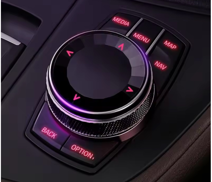Накладка на кнопки мультимедійного центру BMW F20, F22, F30, F32 з системою CIC7