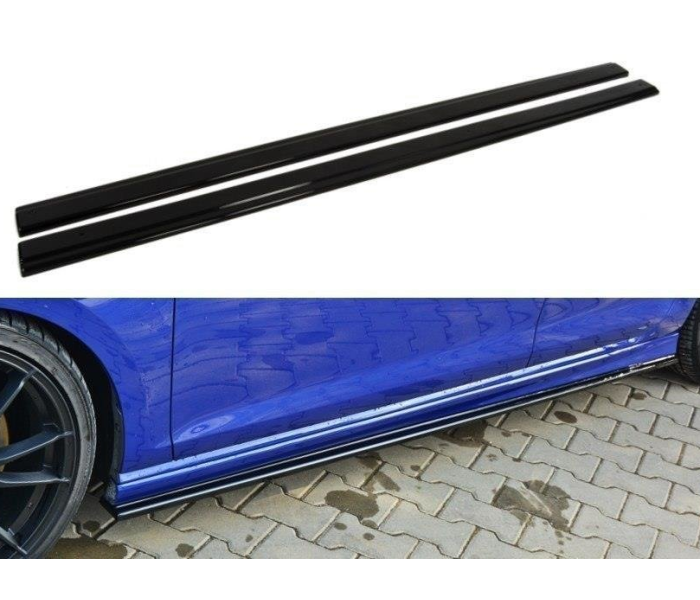 Накладки (дифузори) порогів Volkswagen Golf 6 (2008-2012 р.в.)