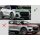 Накладка переднього бампера Audi Q3 MK2 F3 TFSI TDI S-Line (19-25 р.в.)