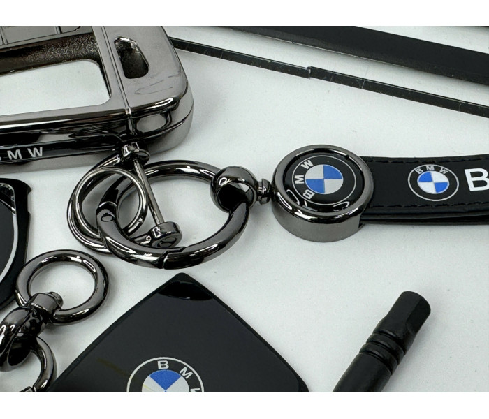 Чохол протектор на ключ для BMW F20 F30 F34 F32 F07 F10 F30 F06 M5 M6 F25 F26 сріблястий