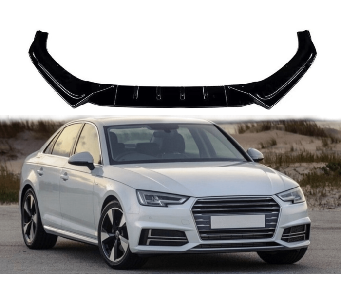Накладка переднього S-Line бампера Audi A4 B9 (17-19 р.в.)