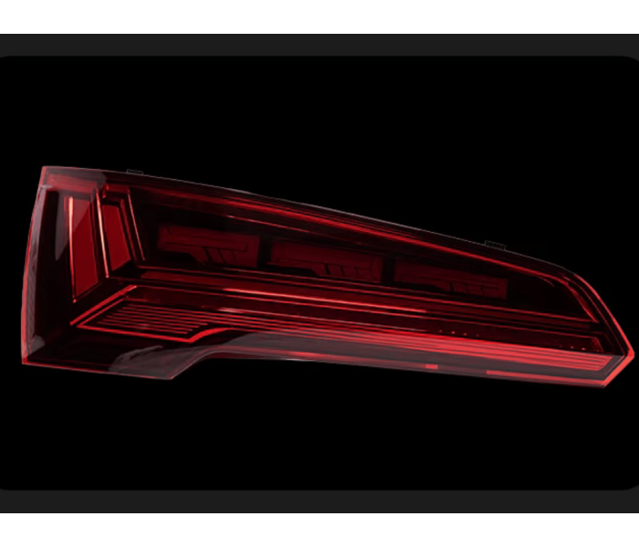 Оптика задня, ліхтарі на Audi Q5 (2018-2021) чрвоні