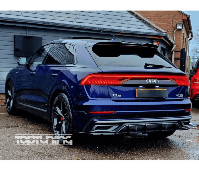 Накладки (дифузори) заднього бампера Audi Q8 S-line (18-23)