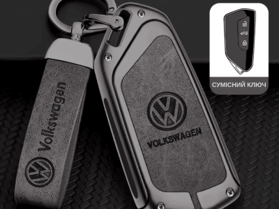 Чехол на смарт-ключа для Volkswagen VW GTD Magotan Golf 8 MK8 ID.3 ID.4 ID.6  дымчатый