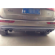 Дифузор заднього бампера Audi Q5 8R S-Line бампер + глушники (12-16 р.в.)