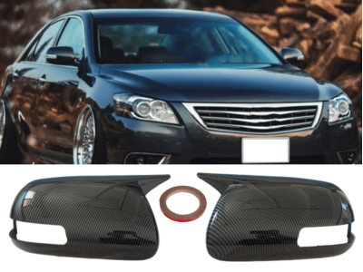 Накладки на зеркала Toyota Camry 40, Corolla , Avensis, Auris черные