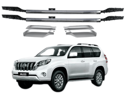 Рейлинги на крышу Toyota Land CRUISER PRADO 150 (2010-2023) хром