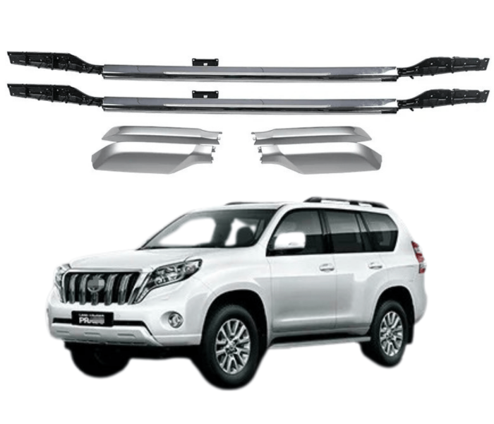 Рейлінги на дах Toyota Land CRUISER PRADO 150 (2010-2023) хром