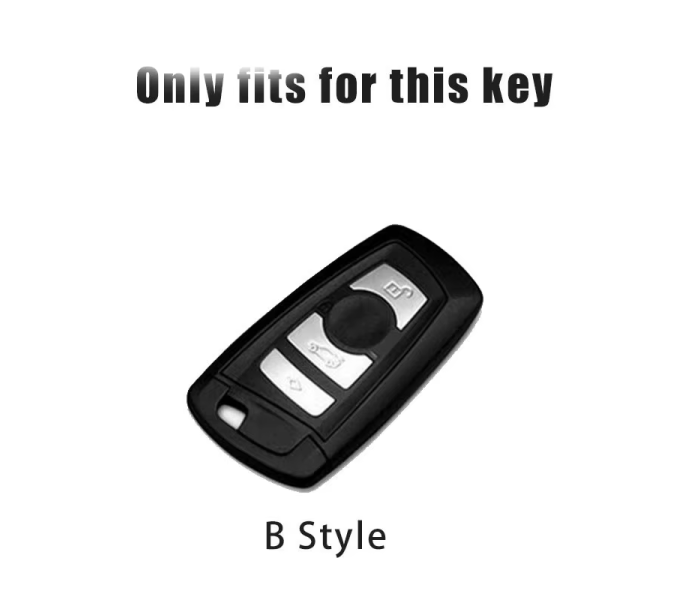 Чохол протектор на ключ для BMW F20 F30 F34 F32 F07 F10 F30 F06 M5 M6 F25 F26 сріблястий